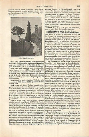 LAMINA ESPASA 32783: Iglesia de Oria, Italia