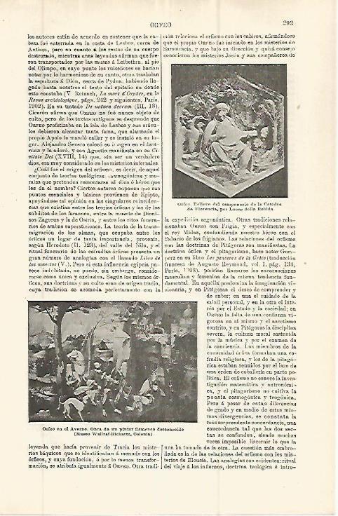 LAMINA ESPASA 32764: Orfeo en el Averno, pintura flamenca