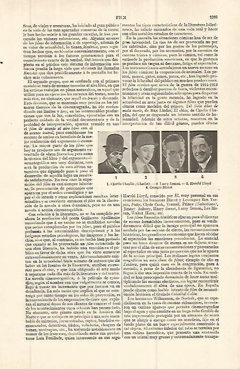 LAMINA ESPASA 32696: Charles Chaplin, Larry Semon, Harrold Lloyd y Georges Biscot