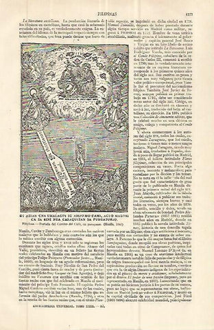 LAMINA ESPASA 32693: Portada del Camino del Cielo en panayano