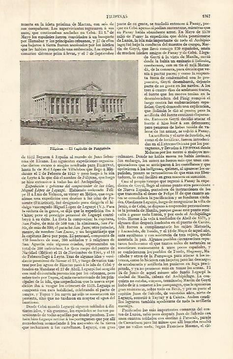 LAMINA ESPASA 32692: Capitolio de Pangasinan en Filipinas
