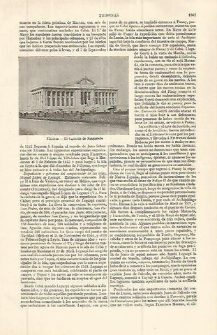 LAMINA ESPASA 32692: Capitolio de Pangasinan en Filipinas