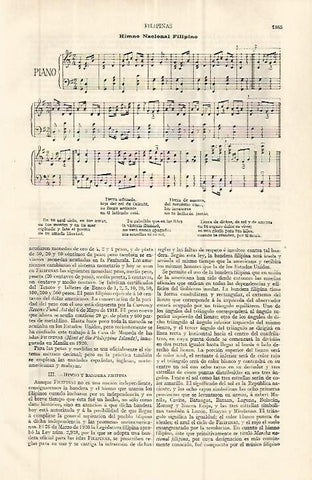LAMINA ESPASA 32691: Himno de Filipinas
