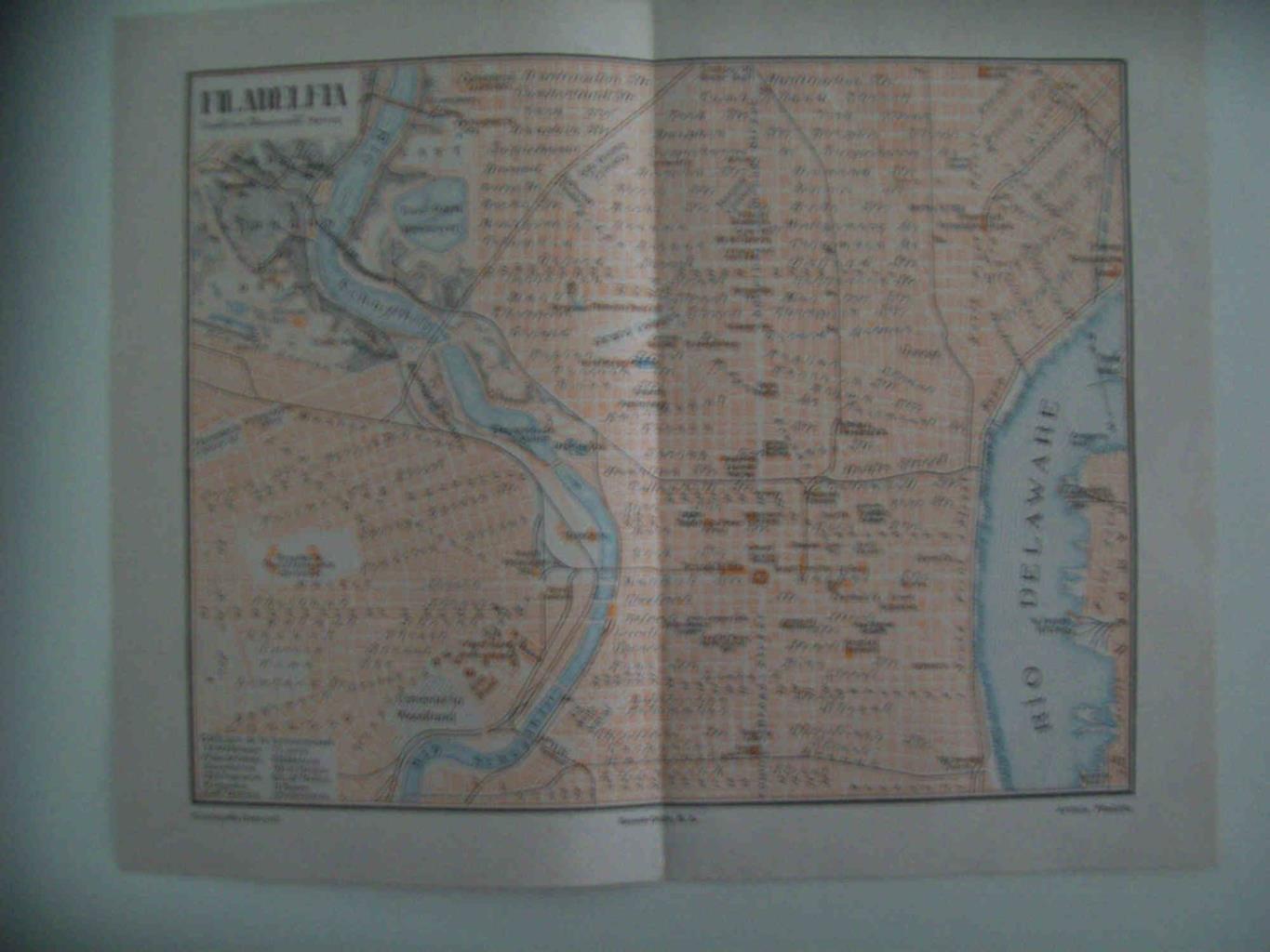 LAMINA ESPASA 32680: Plano de Filadelfia, Estados Unidos