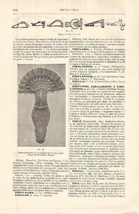 LAMINA ESPASA 32673: Fibula germanica hallada en Nocera Umbra