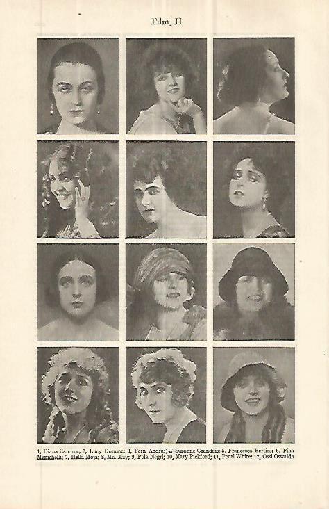 LAMINA ESPASA 32698: Actrices de Hollywood de la decada de los 20