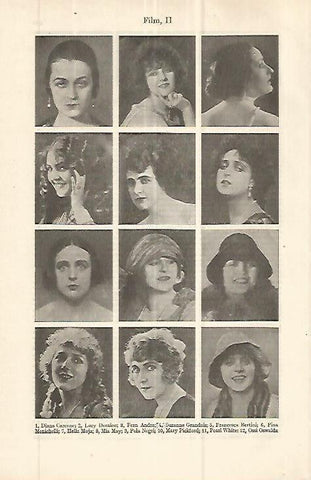 LAMINA ESPASA 32698: Actrices de Hollywood de la decada de los 20