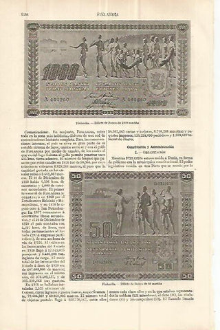 LAMINA ESPASA 32718: Billetes de Finlandia