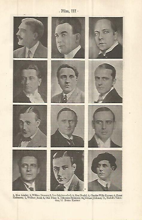 LAMINA ESPASA 32699: Actores de Hollywood de la decada de los 20