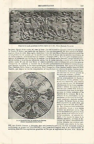 LAMINA ESPASA 32878: Plaqueta de marfil de Siria