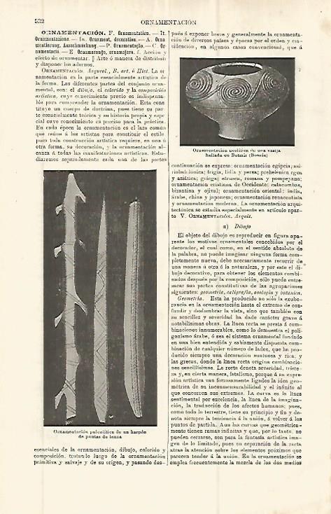 LAMINA ESPASA 32874: Ornamentacion paleolitica de un harpon