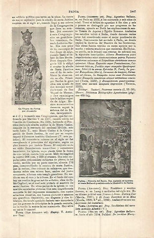 LAMINA ESPASA 32817: La Virgen de Padua, por Donatello
