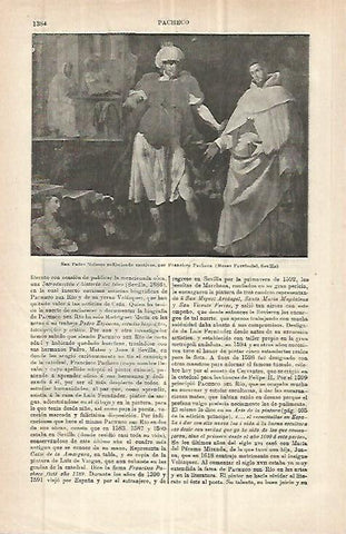 LAMINA ESPASA 32808: San Pedro Nolasco redimiendo cautivos, por F. Pacheco