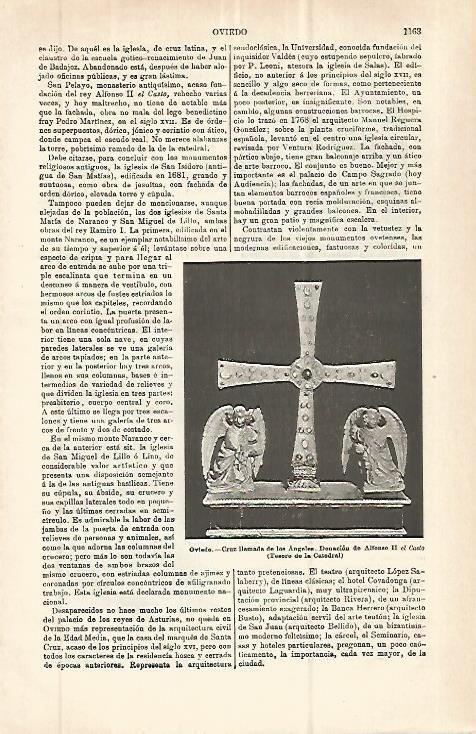LAMINA ESPASA 32848: Cruz de los Angeles de Alonso II el Casto