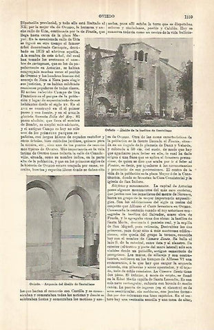 LAMINA ESPASA 32846: Abside de la Basilica de Santollano, Oviedo