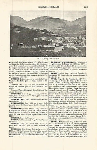 LAMINA ESPASA 32837: Vista de ust y del Montvallier, Francia