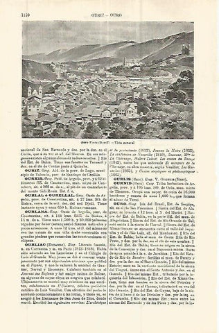 LAMINA ESPASA 32834: Vista general de Ouro Preto, Brasil
