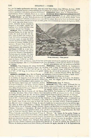 LAMINA ESPASA 32833: Vista general de Ouray, Estados Unidos