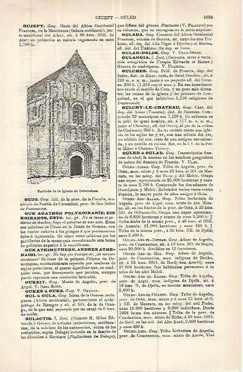LAMINA ESPASA 32832: Iglesia de Ouistreham
