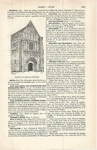 LAMINA ESPASA 32832: Iglesia de Ouistreham