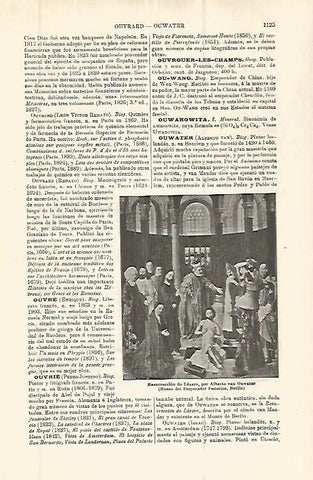 LAMINA ESPASA 32838: Resurreccion de Lazaro, por A. van Ouwater