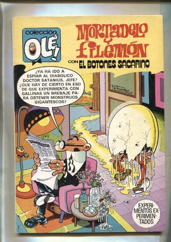 Coleccion Ole numero 232: Mortadelo y Filemon: Experimentos experimentados + El Botones Sacarino