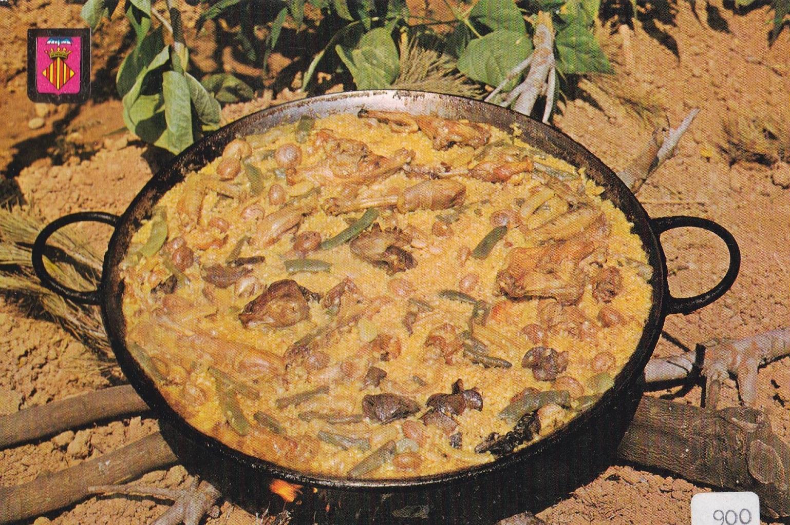 POSTAL B12315: COLECCIÓN PLATOS TIPICOS: Paella Valenciana