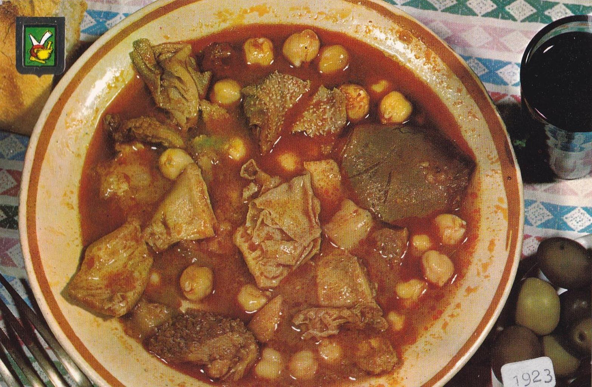 POSTAL B12342: COLECCIÓN PLATOS TIPICOS: Callos a la andaluza