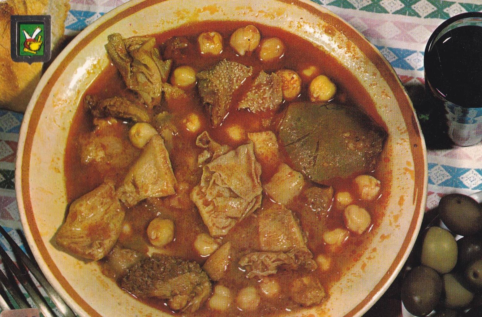 POSTAL B12339: COLECCIÓN PLATOS TIPICOS: Callos a la andaluza