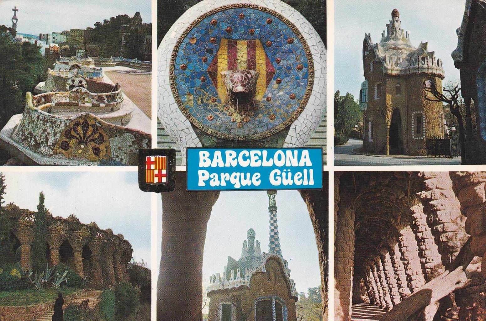 POSTAL B12250: BARCELONA: Parque Guell