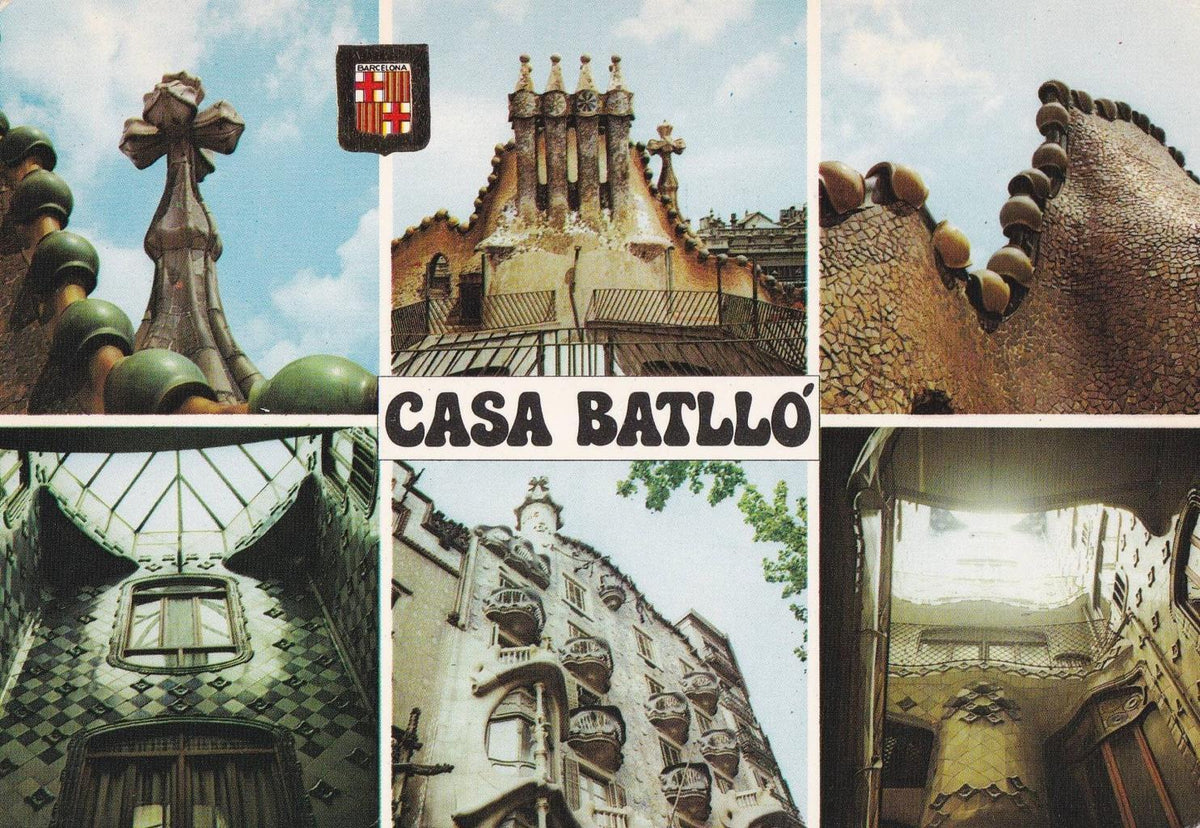 POSTAL B12245: BARCELONA: Casa Batllo