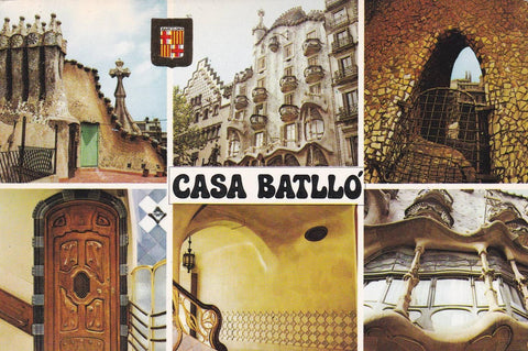 POSTAL B12244: BARCELONA: CASA BATLLO
