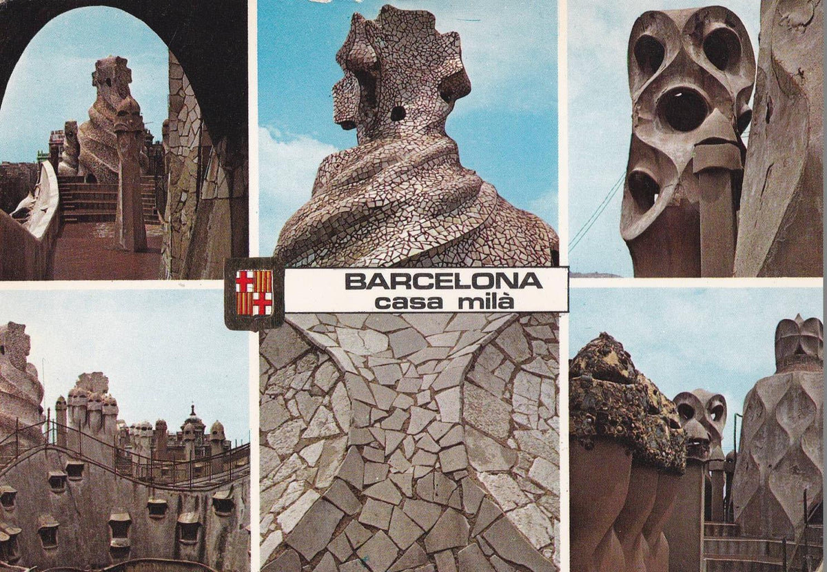 POSTAL B12242: BARCELONA: Casa Mila