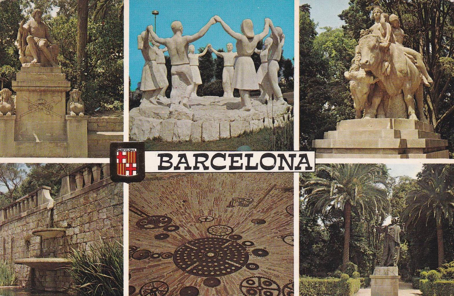 POSTAL B12241: BARCELONA: DIVERSOS ASPECTOS
