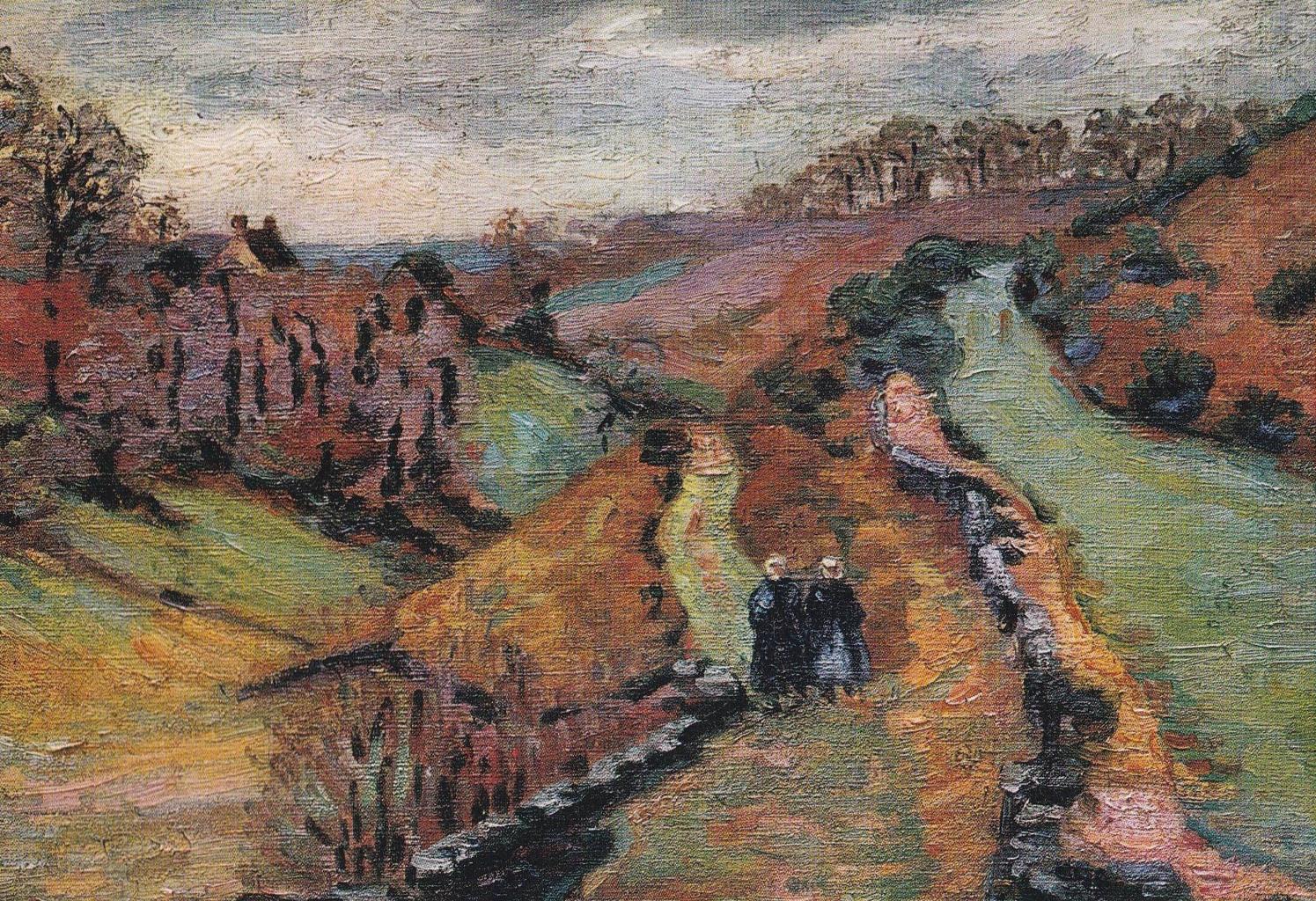 POSTAL B12281: GUILLAUMIN: CAINO CERCA DE CROZANT