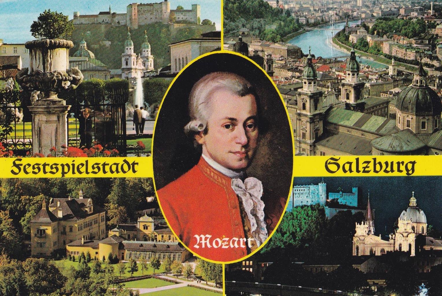 POSTAL B12386: VIENA: SALZBURGO. DIVERSOS ASPECTOS