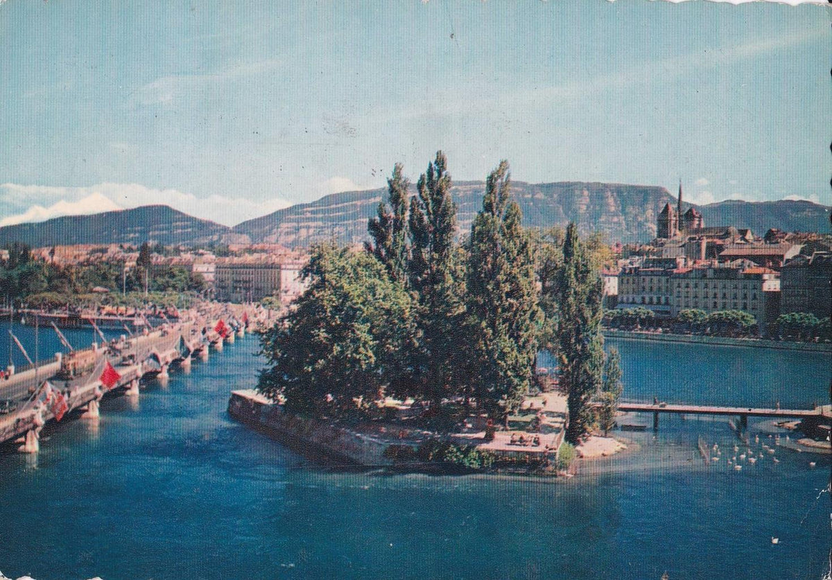 POSTAL B12394: GENOVA: VISTA AEREA