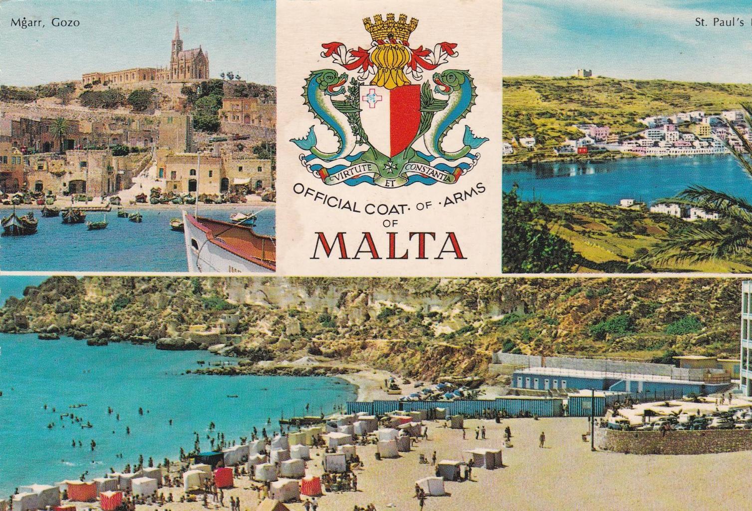 POSTAL B12396: MALTA: DIVERSOS ASPECTOS
