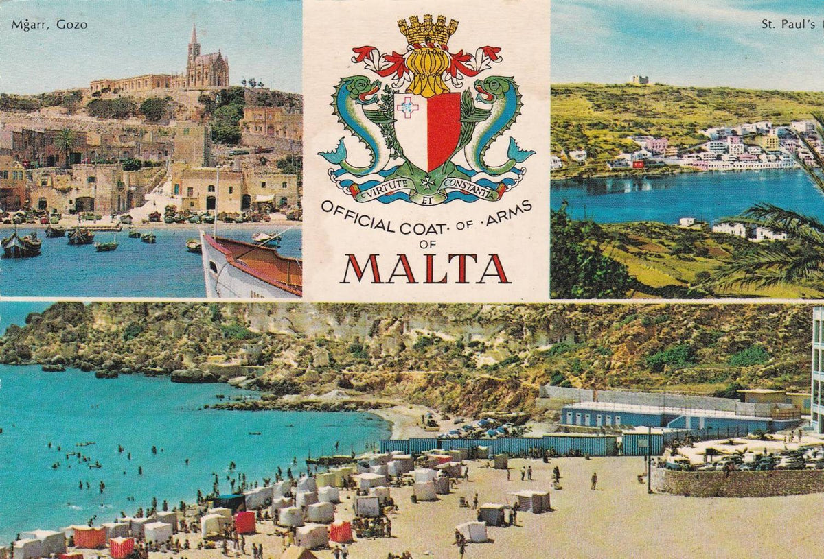 POSTAL B12396: MALTA: DIVERSOS ASPECTOS