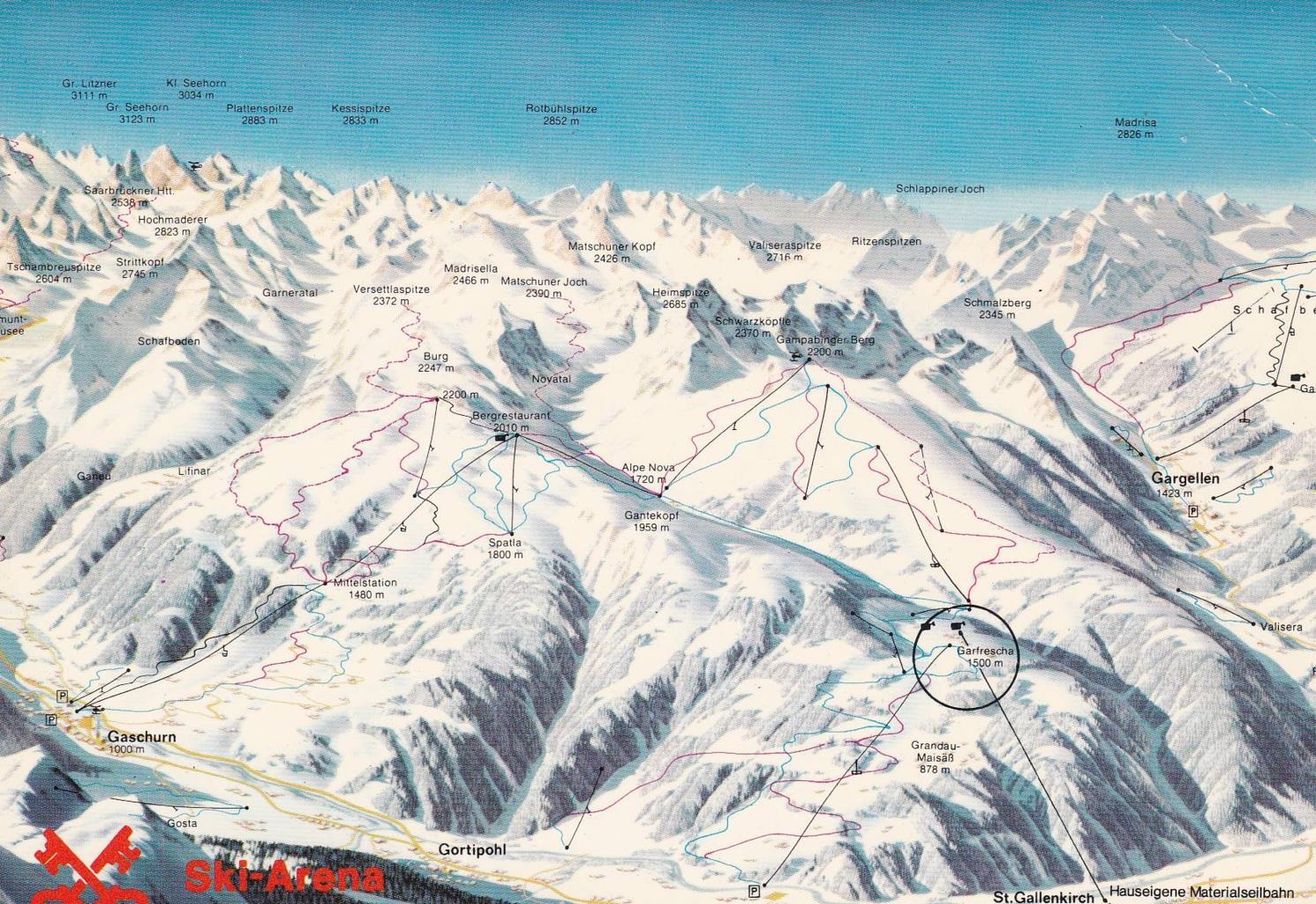 POSTAL B12402: AUSTRIA: SKI ARENA