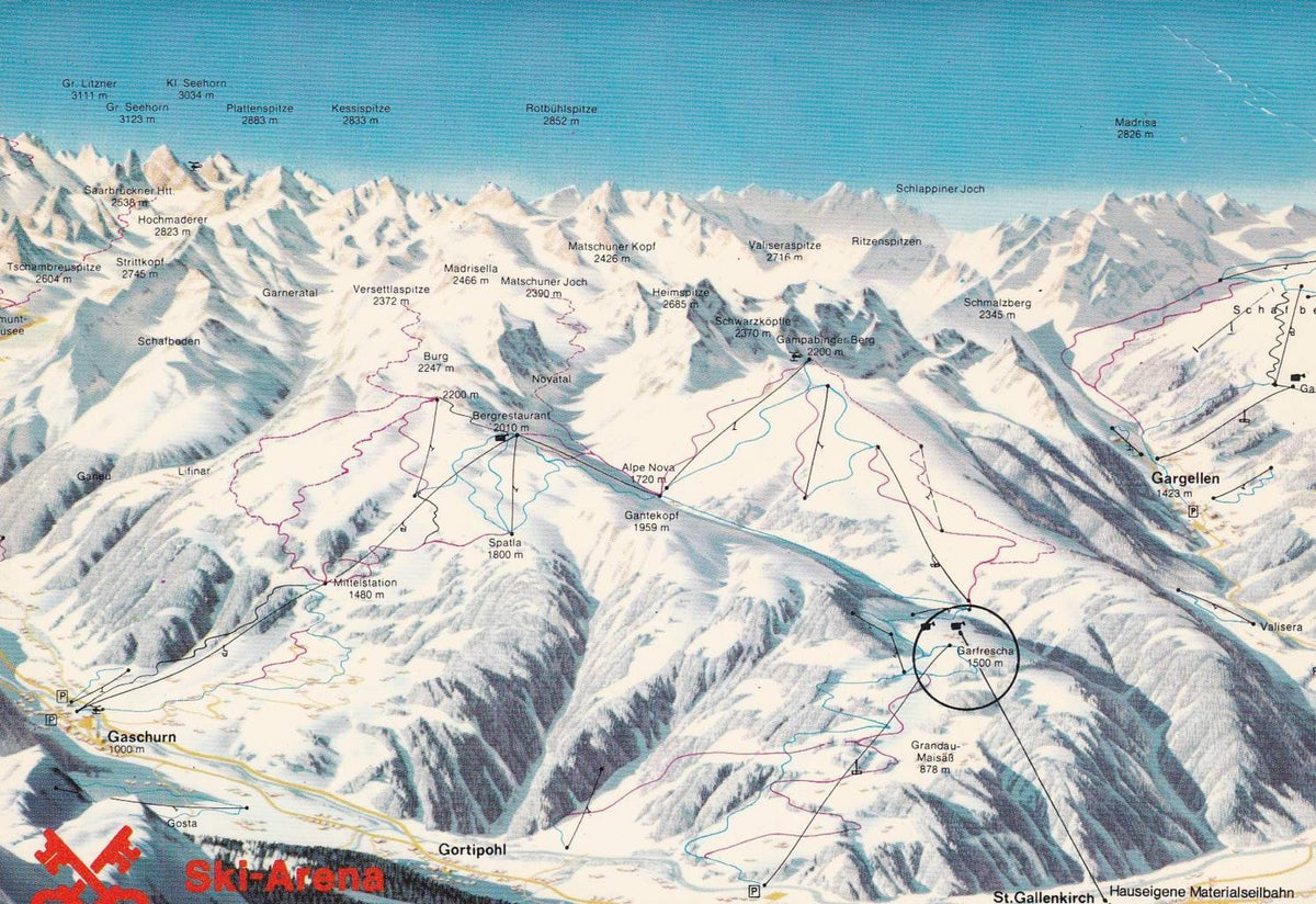 POSTAL B12402: AUSTRIA: SKI ARENA