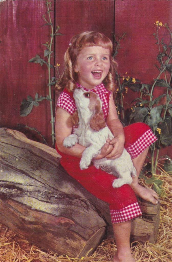 POSTAL B12430: FOTOGRAFIA NIÑA NORDICA