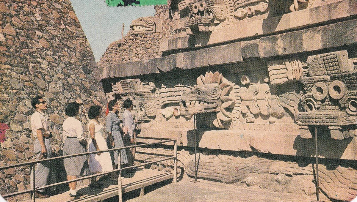 POSTAL B12439: MEJICO: TEMPLO DE QUETZALCOATL