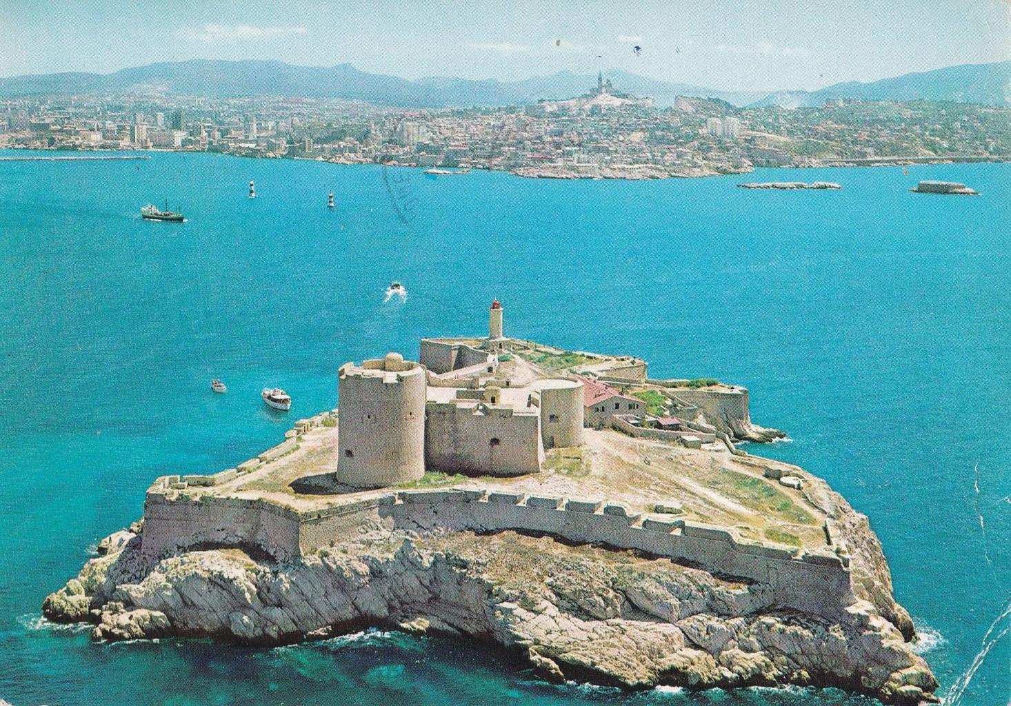 POSTAL B12445: MARSELLA: ROUTES DU CIEL