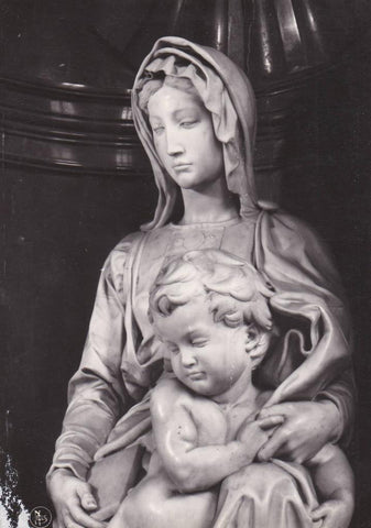POSTAL B12425: MADONNA: MICHELLANGELO