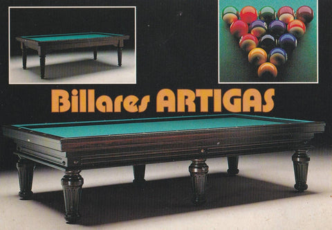 POSTAL B12406: BILLARES ARTIGAS