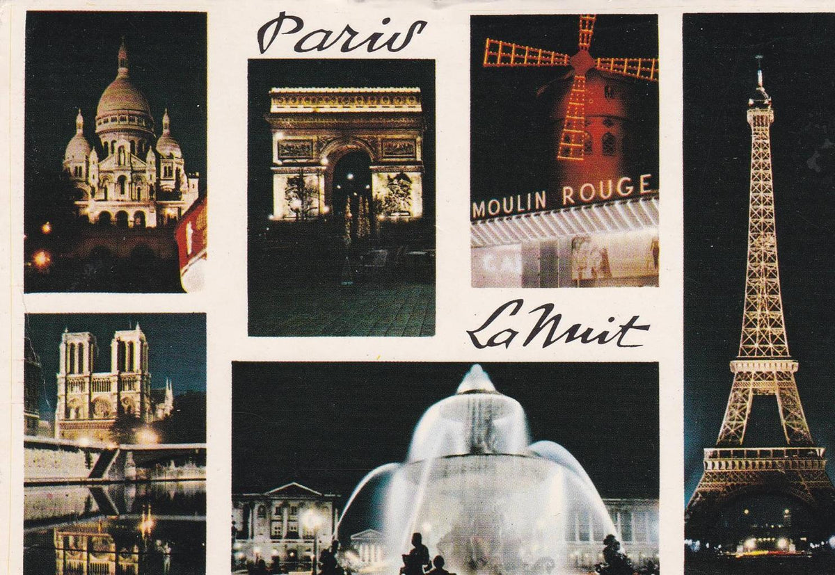 POSTAL B12417: PARIS: DIVERSOS ASPECTOS 