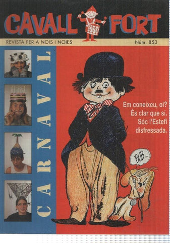 Revista Cavall Fort: num 853 (feb 98) - Narracio: La nina de drap, divulgacio: Astronautica cap al 3er mil.lenni