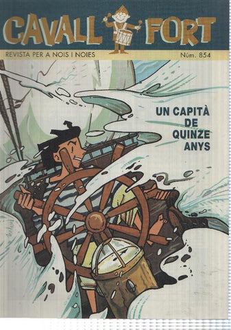 Revista Cavall Fort: num 854 (feb 98) - Histories en B/N: Un capita de 15 anys, Els Barrufets Bombers