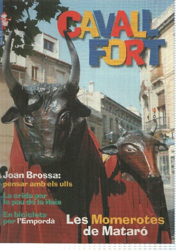 Revista Cavall Fort: num 878 (feb 99) - Les Momerotes de Mataro, bicicleta: Ruta l Baix Emporda